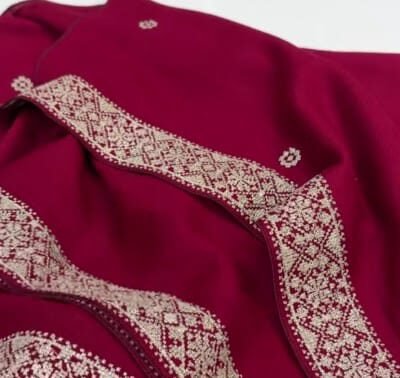 Embroidered pashmina shawls