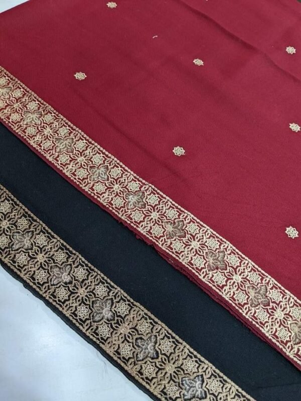 Embroidered Ladies Pashmina Shawls - Image 3