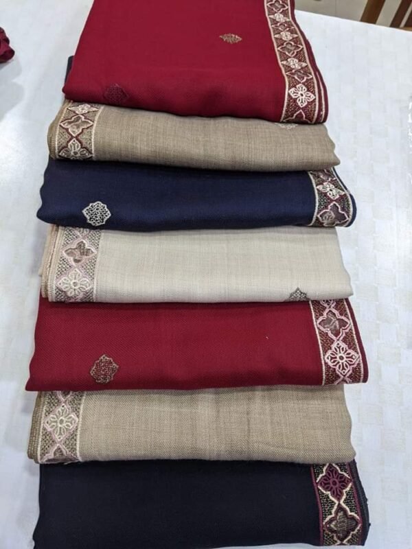 Embroidered Ladies Pashmina Shawls - Image 6