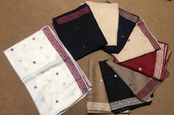 Embroidered Cutwork Ladies Pashmina Shawls - Image 3