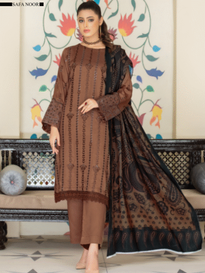 safa noor afsaneh embroidered marina collection