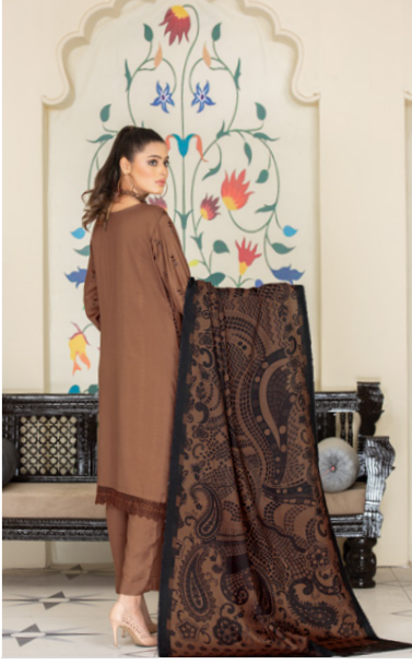 afsaneh by safa noor SN-01_back Safa Noor Afsaneh Premium Embroidered Collection 3 Pc - SN-01 - Image 2