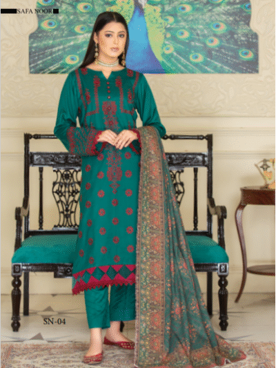 safa noor afsaneh embroidered collection