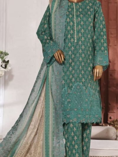 Riwayat Premium Embroidered Khaddar Collection 3pc | BH269921031