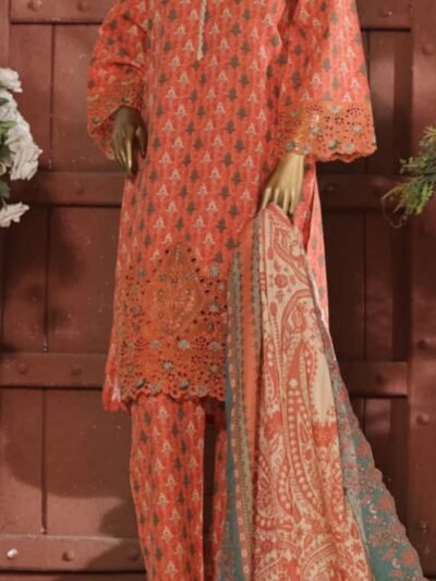 Riwayat Premium Embroidered Khaddar Collection 3pc | BH269921037