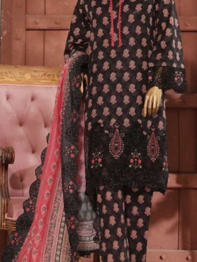 Riwayat Premium Embroidered Khaddar Collection 3pc | BH269921034