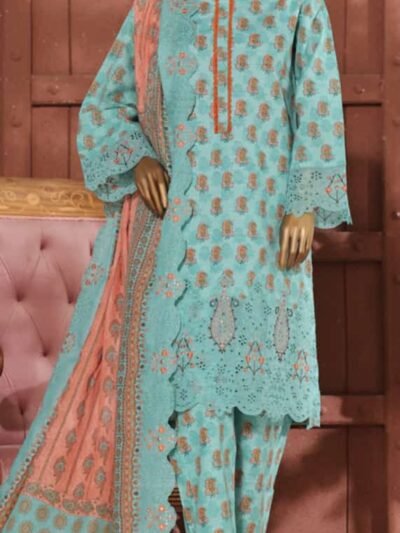 Riwayat Premium Embroidered Khaddar Collection 3pc | BH269921035