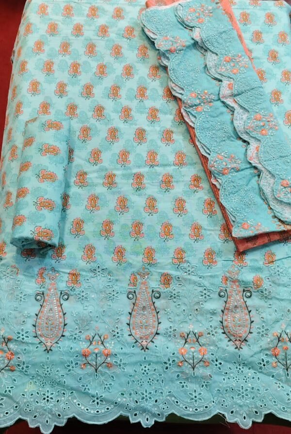 Riwayat Premium Embroidered Khaddar Collection 3pc | BH269921035 - Image 3