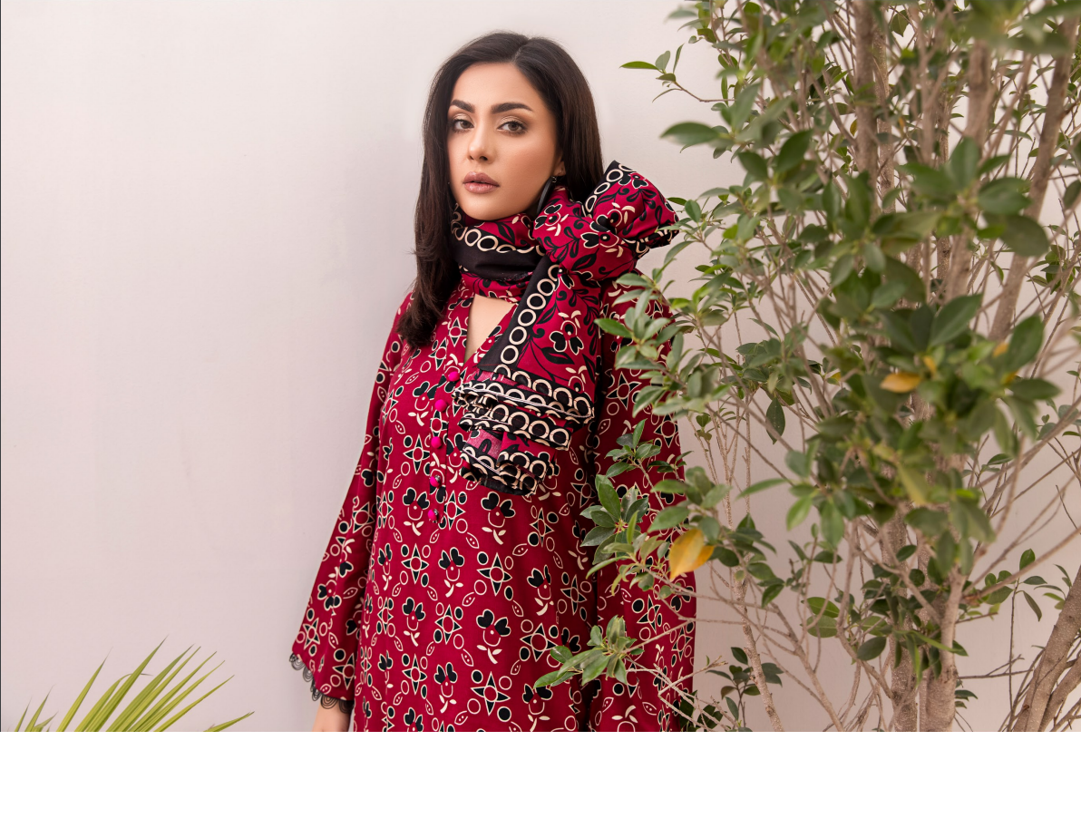 falu red cover Soha By Orang Linen Vol 6 3pc | Falu Red - Image 3