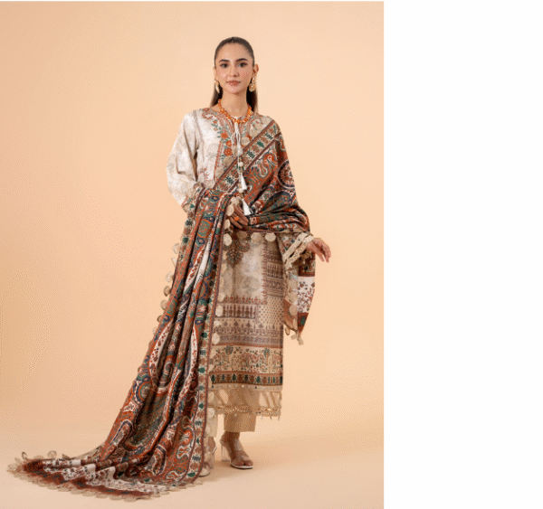 Mausummery Unstitched Khaddar Collection 3pc | Gardenia