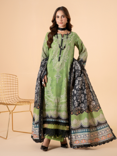 Mausummery Unstitched Khaddar Collection 3pc | Garnet