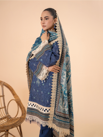Mausummery Unstitched Khaddar Collection 3pc | Iris