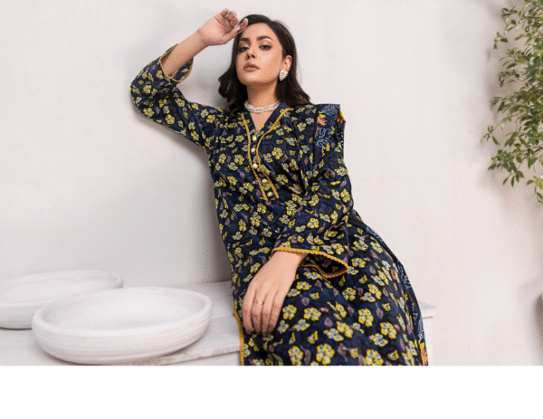 Soha By Orang Linen Vol 6 3pc | Spruce - Image 2