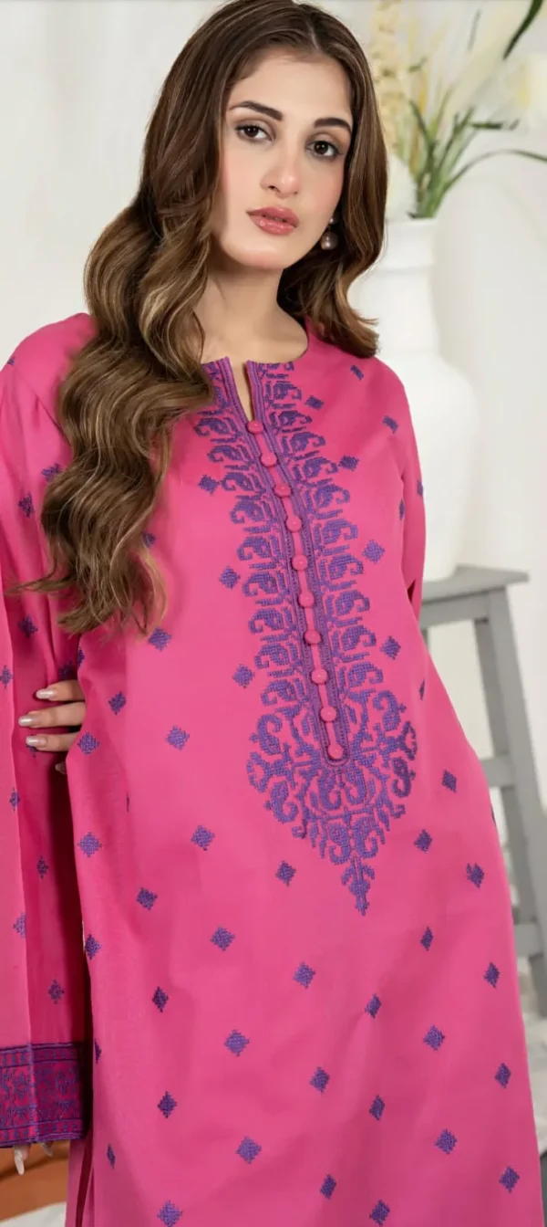 Fressia by Safa Noor Winter Khaddar Collection 2pc | BH812831550 - Image 2