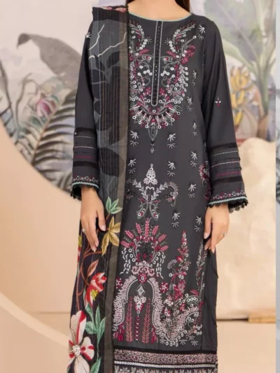 Dove by Gull Jee Embroidered Linen 3pc | BH944111520