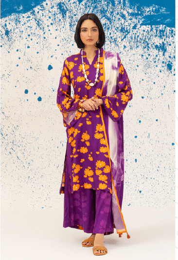 Paltar Thandi Raatien Linen 3pc | PF082402