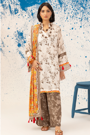 Paltar Thandi Raatien Linen 3pc | PF082406