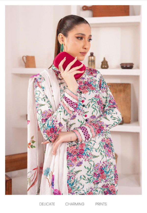 Zubi by Gull Jee Winter Collection 3pc | D#05 - Image 2