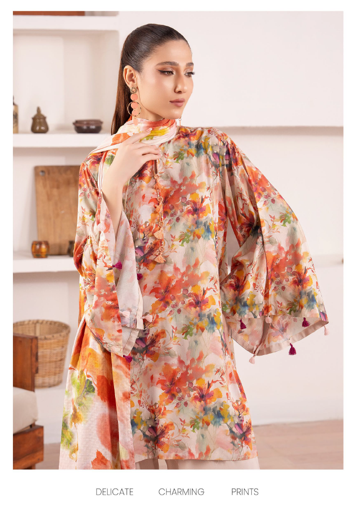 d08 Zubi by Gull Jee Winter Collection 3pc | D#08 - Image 2