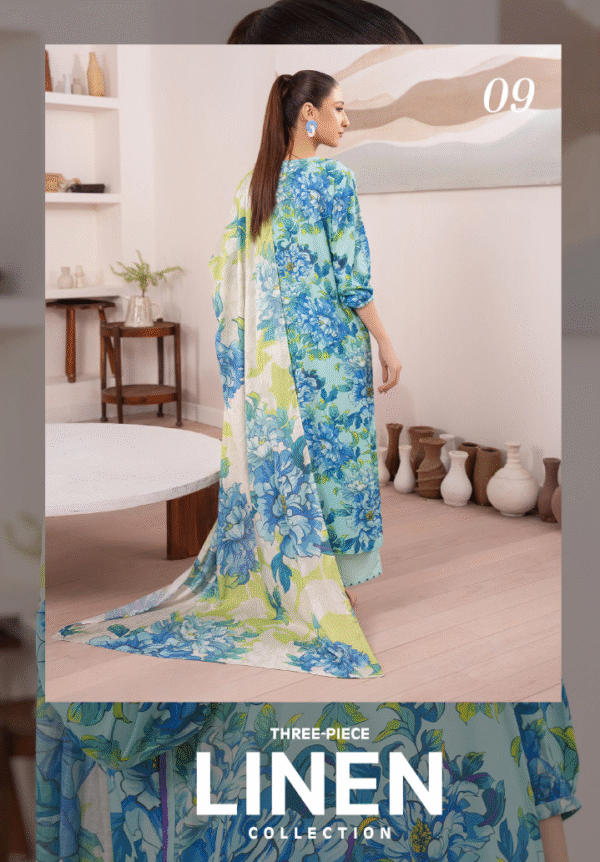 Zubi by Gull Jee Winter Collection 3pc | D#09 - Image 3