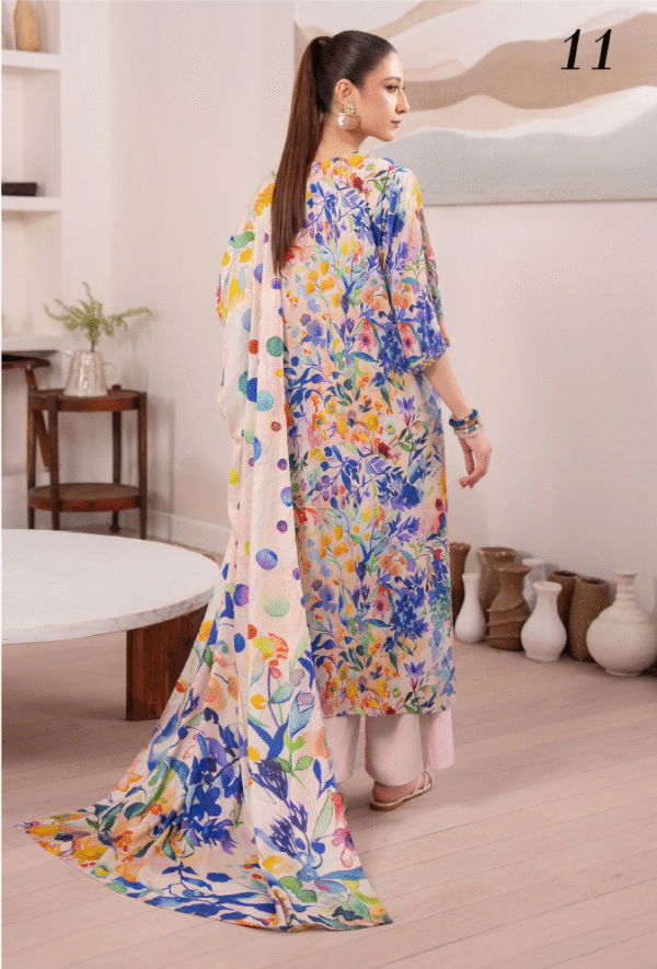 Zubi by Gull Jee Winter Collection 3pc | D#11 - Image 3