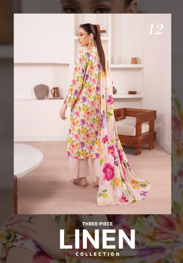Zubi by Gull Jee Winter Collection 3pc | D#12 - Image 3