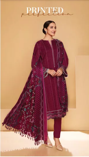 Nisha by Nishat Unstitched Khaddar Collection 3pc | 42105216-R