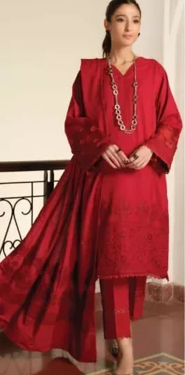 Johra Muscari Jacquard Winter Karandi 3pc | JH-616