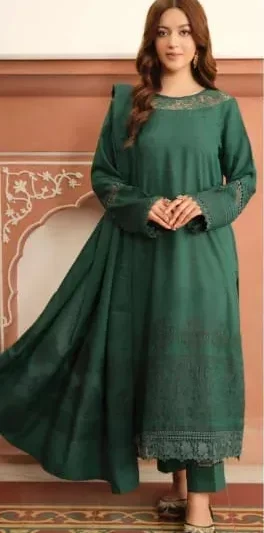 Johra Muscari Jacquard Winter Karandi 3pc | JH-615
