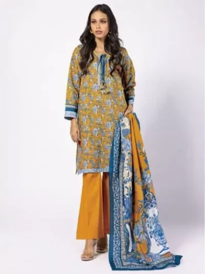 Khaadi Unstitched Khaddar Collection 3pc | ALK22430B