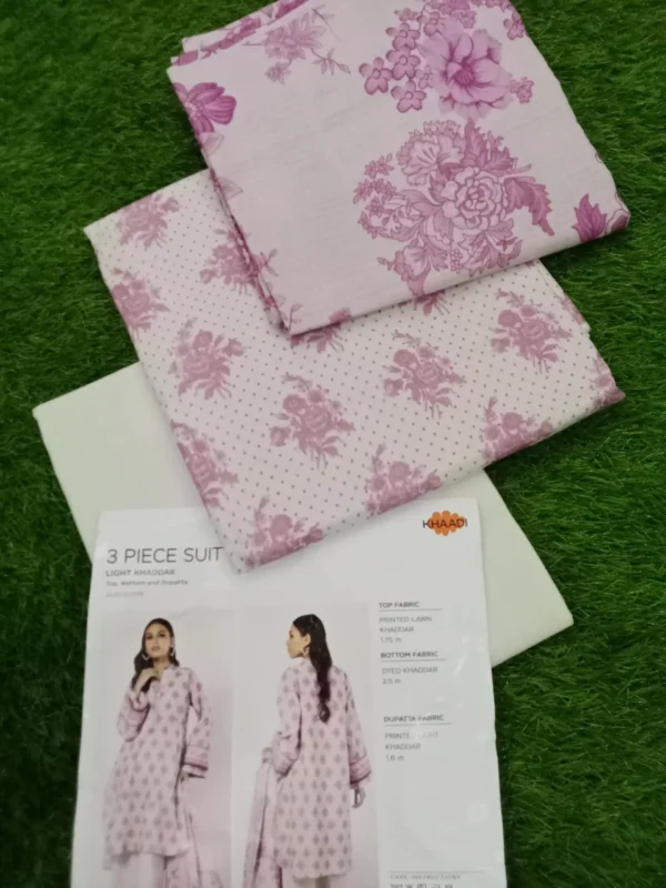 Khaadi Unstitched Khaddar Collection 3pc | ALK22429B - Image 3