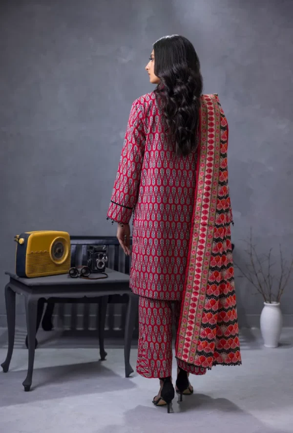 Regalia Identic Separates Unstitched Khaddar Vol 6 3pc | BH612241983 - Image 3