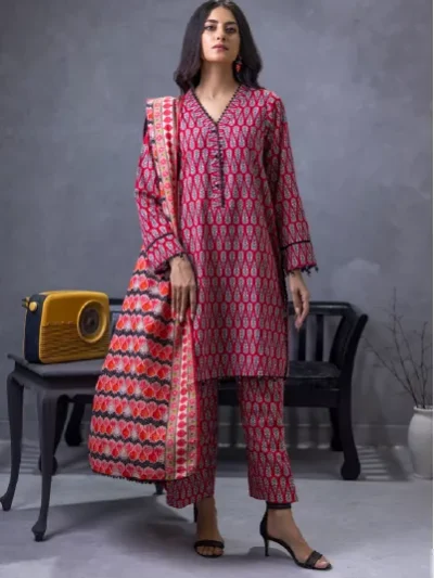 Regalia Identic Separates Unstitched Khaddar Vol 6 3pc | BH612241983
