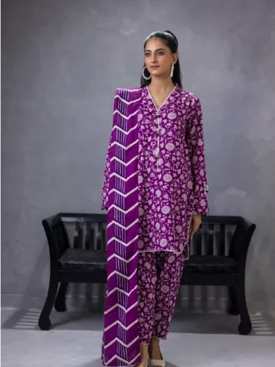 Regalia Identic Separates Unstitched Khaddar Vol 6 3pc | BH199541987