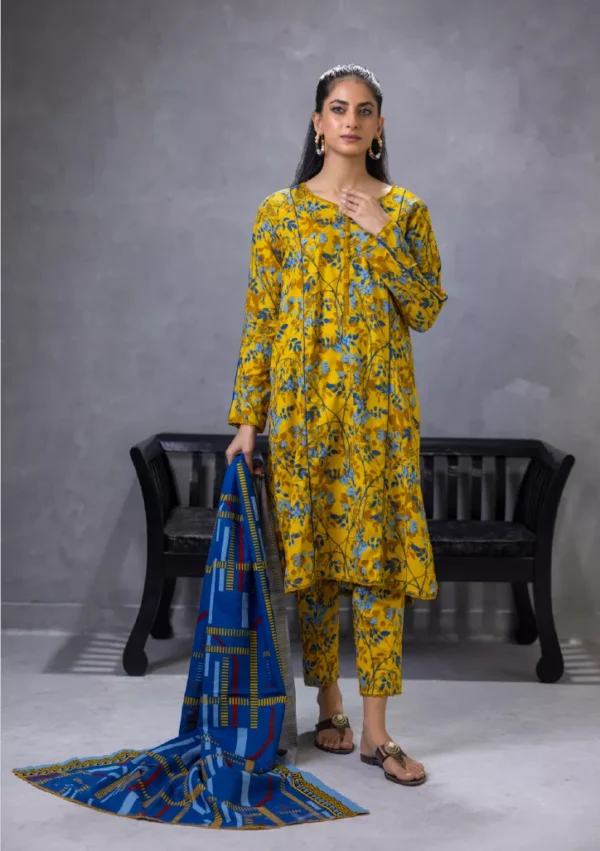 Regalia Identic Separates Unstitched Khaddar Vol 6 3pc | BH735631988