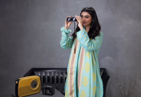 Regalia Identic Separates Unstitched Khaddar Vol 6 3pc | BH166761984 - Image 4