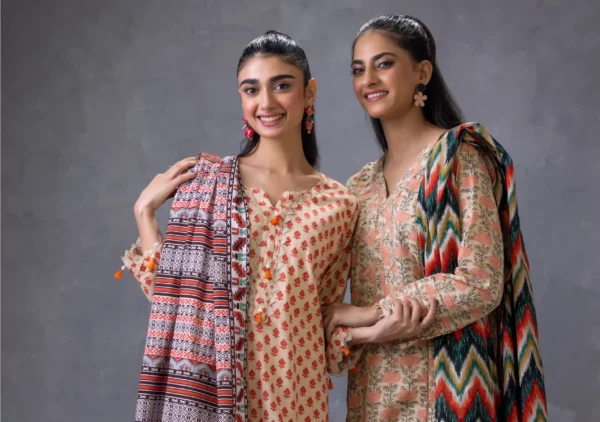 Regalia Identic Separates Unstitched Khaddar Vol 6 3pc | BH117111991 - Image 2