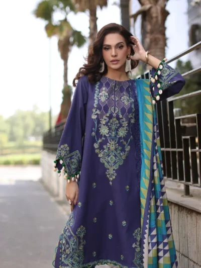 Charizma Pashmina Collection Vol 2 Embroidered Series 3pc | PS4-09