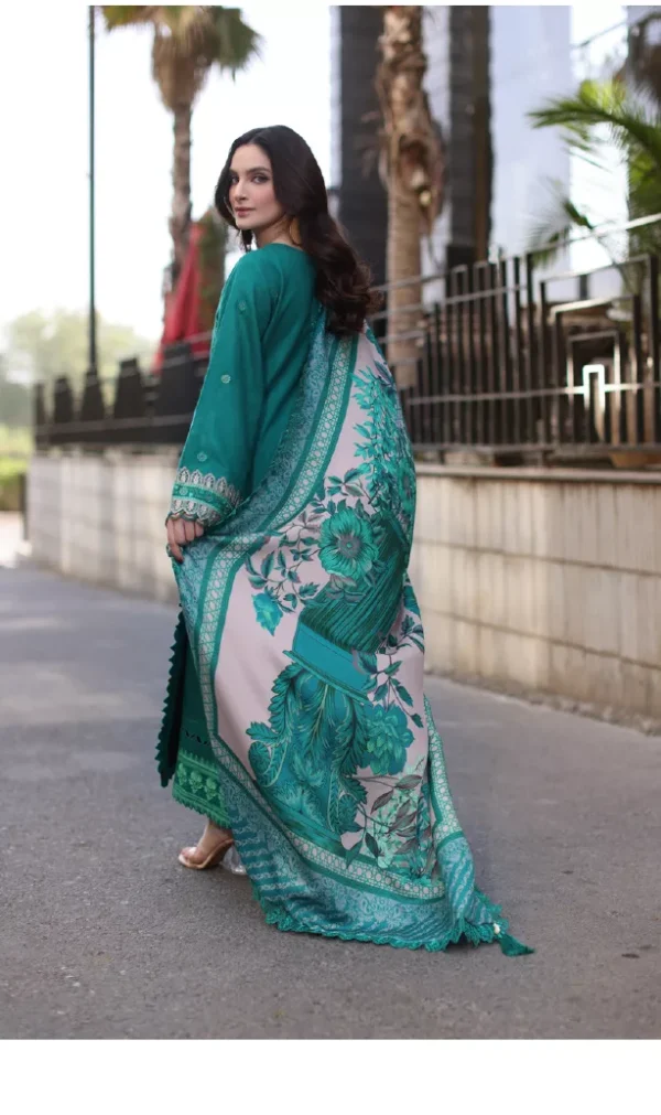 Charizma Pashmina Collection Vol 2 Embroidered Series 3pc | PS4-11 - Image 3